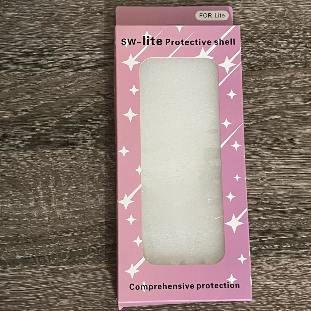SW-lite Protective Shell Clear Crystal Silver Glitter